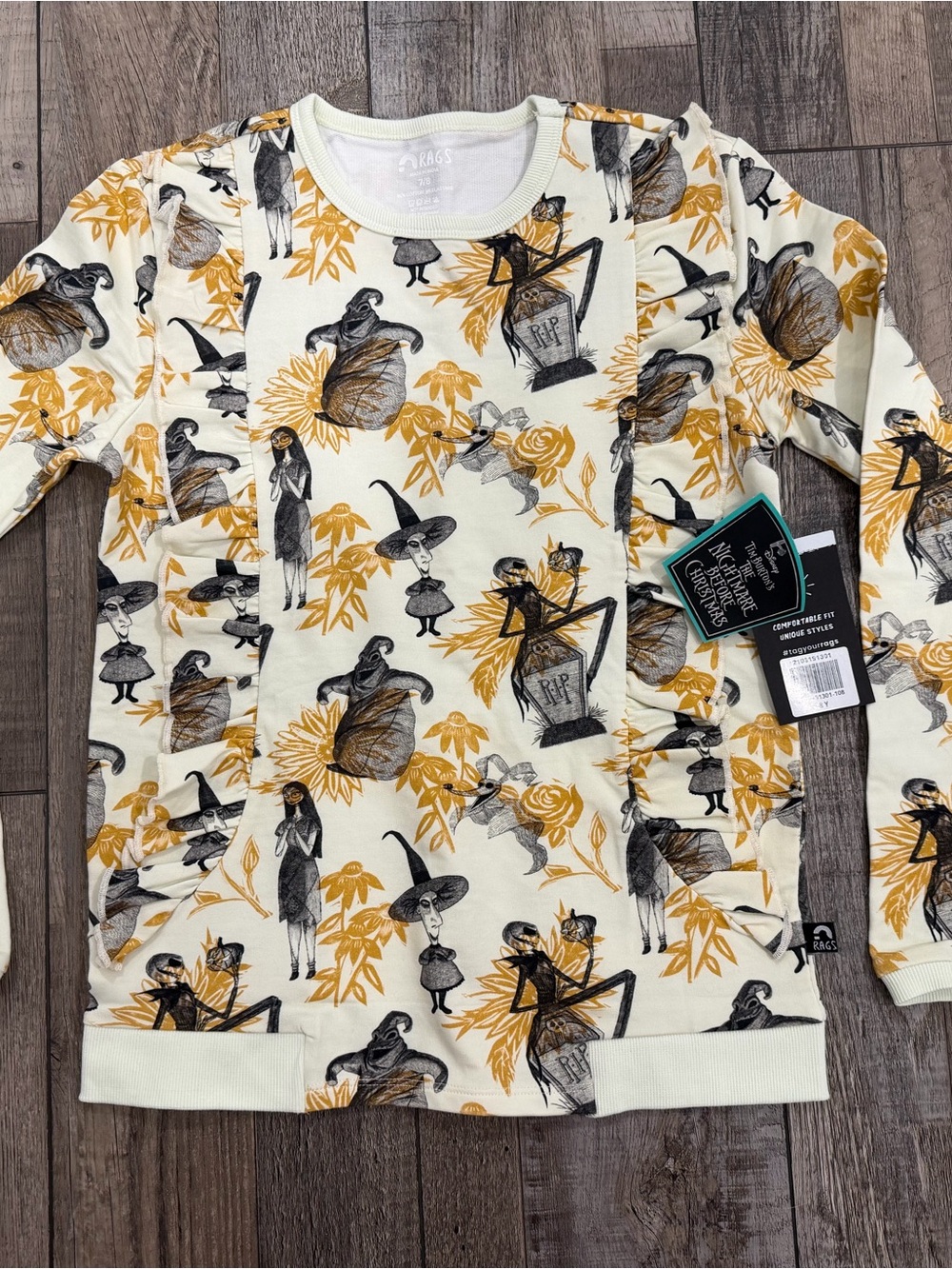 Rags to Raches Nightmare Before Christmas Pullover.